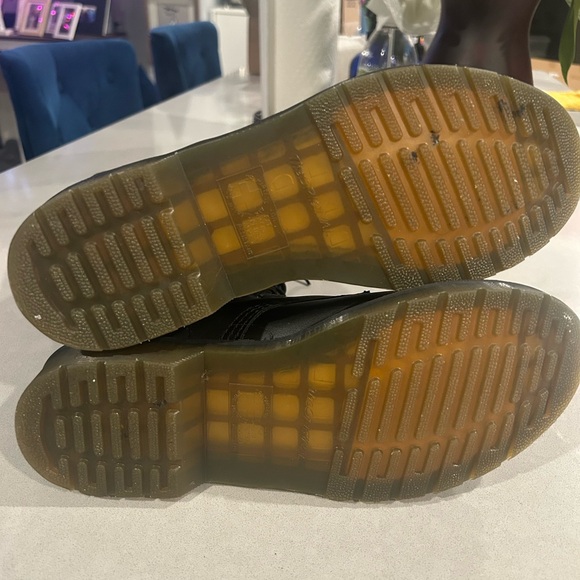 Dr. Martens Black Lace Up Boots with Floral Embroidery - Picture 8 of 9